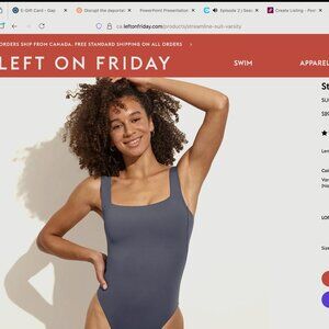 Left of Friday One Piece M Streamline Suit Martini Olive